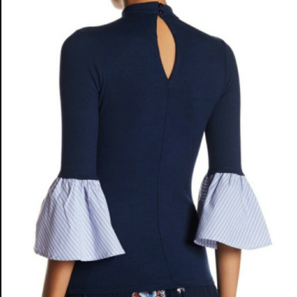 GIGI BLUE SEXY BLOUSE - Picture 2 of 2